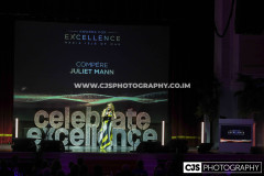 Compère Juliet Mann. Awards for Excellence 2025. Photo by Callum Staley (CJS Photography)