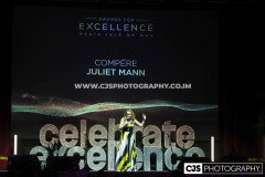 Compère Juliet Mann. Awards for Excellence 2025. Photo by Callum Staley (CJS Photography)
