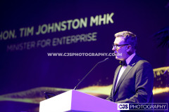 The Honorable Tim Johnston MHK Minister for Department for Enterprise, Awards for Excellence 2025. Photo by Callum Staley (CJS Photography)