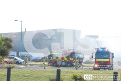 Fire at Castletown & Malew Ambulance Station. Photo by Callum Staley (CJS Photography)