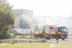 Fire at Castletown & Malew Ambulance Station. Photo by Callum Staley (CJS Photography)