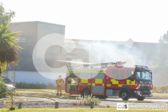 Fire at Castletown & Malew Ambulance Station. Photo by Callum Staley (CJS Photography)