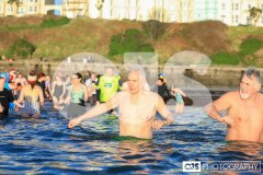 New Year’s Day Dip, Chapel Bay, Port St Mary. Photo by Callum Staley (CJS Photography)
