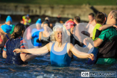 New Year’s Day Dip, Chapel Bay, Port St Mary. Photo by Callum Staley (CJS Photography)