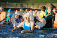 New Year’s Day Dip, Chapel Bay, Port St Mary. Photo by Callum Staley (CJS Photography)
