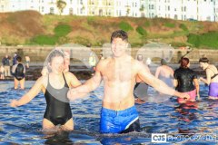 New Year’s Day Dip, Chapel Bay, Port St Mary. Photo by Callum Staley (CJS Photography)
