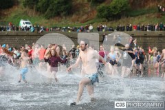 Chapel Beach, Port St Mary New Year Dip. Photo by Callum Staley (CJS Photography)