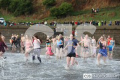 Chapel Beach, Port St Mary New Year Dip. Photo by Callum Staley (CJS Photography)