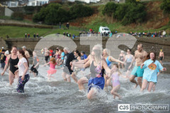 Chapel Beach, Port St Mary New Year Dip. Photo by Callum Staley (CJS Photography)