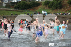 Chapel Beach, Port St Mary New Year Dip. Photo by Callum Staley (CJS Photography)