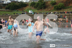 Chapel Beach, Port St Mary New Year Dip. Photo by Callum Staley (CJS Photography)