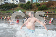 Chapel Beach, Port St Mary New Year Dip. Photo by Callum Staley (CJS Photography)