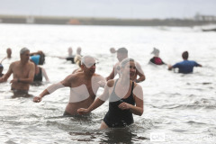Chapel Beach, Port St Mary New Year Dip. Photo by Callum Staley (CJS Photography)
