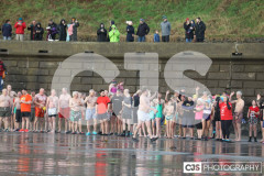 Chapel Beach, Port St Mary New Year Dip. Photo by Callum Staley (CJS Photography)