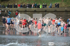 Chapel Beach, Port St Mary New Year Dip. Photo by Callum Staley (CJS Photography)