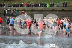 Chapel Beach, Port St Mary New Year Dip. Photo by Callum Staley (CJS Photography)