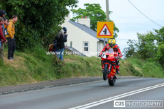 Michael Dunlop on Joey Dunlop F1 Tribute Lap. Crosby Leap. Isle of Man TT Races 2026. Photo by Callum Staley (CJS Photography)