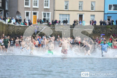 Inner Harbour, Port St Mary New Year Dip. Photo by Callum Staley (CJS Photography)