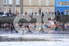 New Year’s Day Dip, Inner Harbour, Port St Mary. Photo by Callum Staley (CJS Photography)