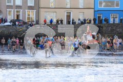New Year’s Day Dip, Inner Harbour, Port St Mary. Photo by Callum Staley (CJS Photography)