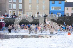 New Year’s Day Dip, Inner Harbour, Port St Mary. Photo by Callum Staley (CJS Photography)
