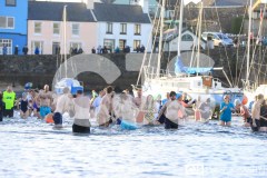New Year’s Day Dip, Inner Harbour, Port St Mary. Photo by Callum Staley (CJS Photography)