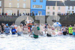 New Year’s Day Dip, Inner Harbour, Port St Mary. Photo by Callum Staley (CJS Photography)