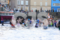 New Year’s Day Dip, Inner Harbour, Port St Mary. Photo by Callum Staley (CJS Photography)