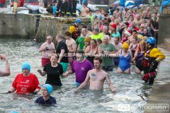 Inner Harbour, Port St Mary New Year's Day Dip. Photo by Callum Staley (CJS Photography)