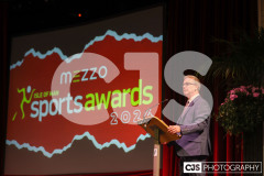 James Davis, Host. Isle of Man Sports Awards 2024. Photo by Callum Staley (CJS Photography)