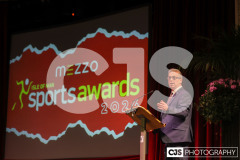 James Davis, Host. Isle of Man Sports Awards 2024. Photo by Callum Staley (CJS Photography)