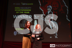 Evie Roberts, Standard Bank Disability Sportsperson of the Year (Equestrian). Isle of Man Sports Awards 2024. Photo by Callum Staley (CJS Photography)