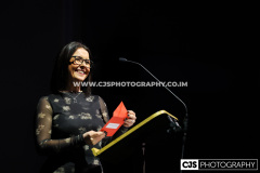 Sarah Maltby MHK. Isle of Man Sports Awards 2025. Photo by Callum Staley (CJS Photography)
