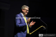 Tim Johnston MHK. Isle of Man Sports Awards 2025. Photo by Callum Staley (CJS Photography)