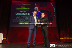 Achievement In The Isle of Man Award winner Albert Johnson (Athletics). Isle of Man Sports Awards 2025. Photo by Callum Staley (CJS Photography)