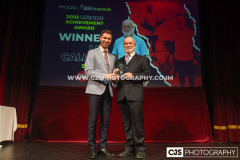 CM Partners Lifetime Achievement Award Winner Les Callow (Squash). Isle of Man Sports Awards 2025. Photo by Callum Staley (CJS Photography)