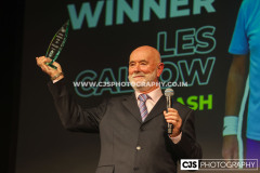 CM Partners Lifetime Achievement Award Winner Les Callow (Squash). Isle of Man Sports Awards 2025. Photo by Callum Staley (CJS Photography)