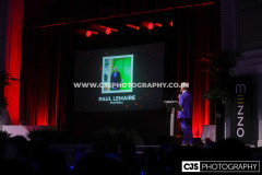 John Watterson MBE sharing the Roll of Honour. Isle of Man Sports Awards 2025. Photo by Callum Staley (CJS Photography)