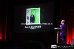 John Watterson MBE sharing the Roll of Honour. Isle of Man Sports Awards 2025. Photo by Callum Staley (CJS Photography)