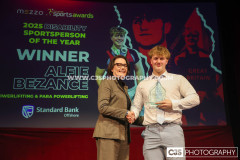 Standard Bank Disability Sportsperson of the Year Alfie Bezance (Para Powerlifting). Isle of Man Sports Awards 2025. Photo by Callum Staley (CJS Photography)