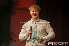 Standard Bank Disability Sportsperson of the Year Alfie Bezance (Para Powerlifting). Isle of Man Sports Awards 2025. Photo by Callum Staley (CJS Photography)