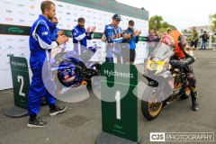 Mylchreest Group Senior Manx Grand Prix, Podium Celebrations. Photo by Callum Staley (CJS Photography)
