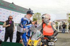 Mylchreest Group Senior Manx Grand Prix, Podium Celebrations. Photo by Callum Staley (CJS Photography)