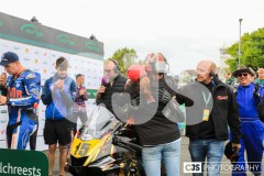 Mylchreest Group Senior Manx Grand Prix, Podium Celebrations. Photo by Callum Staley (CJS Photography)