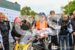 Mylchreest Group Senior Manx Grand Prix, Podium Celebrations. Photo by Callum Staley (CJS Photography)