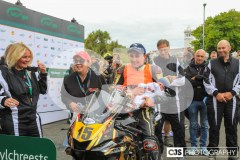 Mylchreest Group Senior Manx Grand Prix, Podium Celebrations. Photo by Callum Staley (CJS Photography)