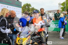 Mylchreest Group Senior Manx Grand Prix, Podium Celebrations. Photo by Callum Staley (CJS Photography)