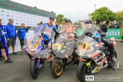 Mylchreest Group Senior Manx Grand Prix, Podium Celebrations. Photo by Callum Staley (CJS Photography)