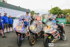 Mylchreest Group Senior Manx Grand Prix, Podium Celebrations. Photo by Callum Staley (CJS Photography)