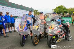 Mylchreest Group Senior Manx Grand Prix, Podium Celebrations. Photo by Callum Staley (CJS Photography)